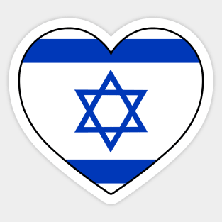 Heart - Israel Sticker